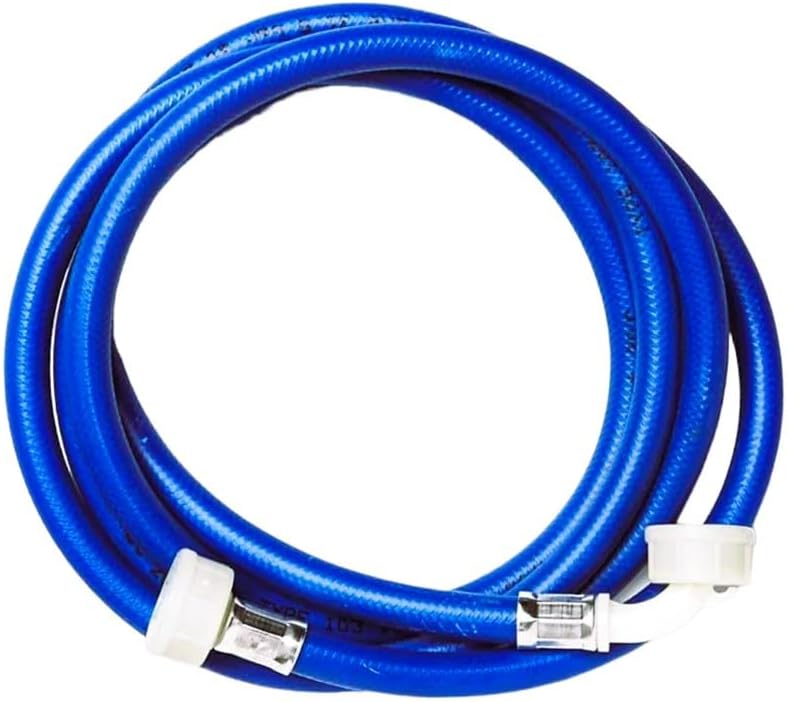 Premium Quality Washing Machine Hose (3.5 metres) Blue Cold Water Fill Inlet Pipe Feed Hose Dishwasher | Washing Machine Inlet Hose Washer.