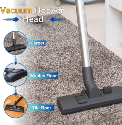 Vacuum Brush Head 32mm for Henry Hoover Head Compatible with Numatic Henry Hetty James NRV for Henry Hoover Attachments for Henry Head Spare Attachment Dual Pedal 270mm Floor and Carpet Tool Nozzle