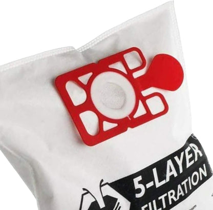 (Pack of 10) Replacement Henry Hoover Dust Bags Compatible with Numatic Henry Hoover Hetty James Basil David HVR200 HVC200 NRV200 Vacuum Cleaners Microfibre 5-layer Filtration Dust Bags Accessories