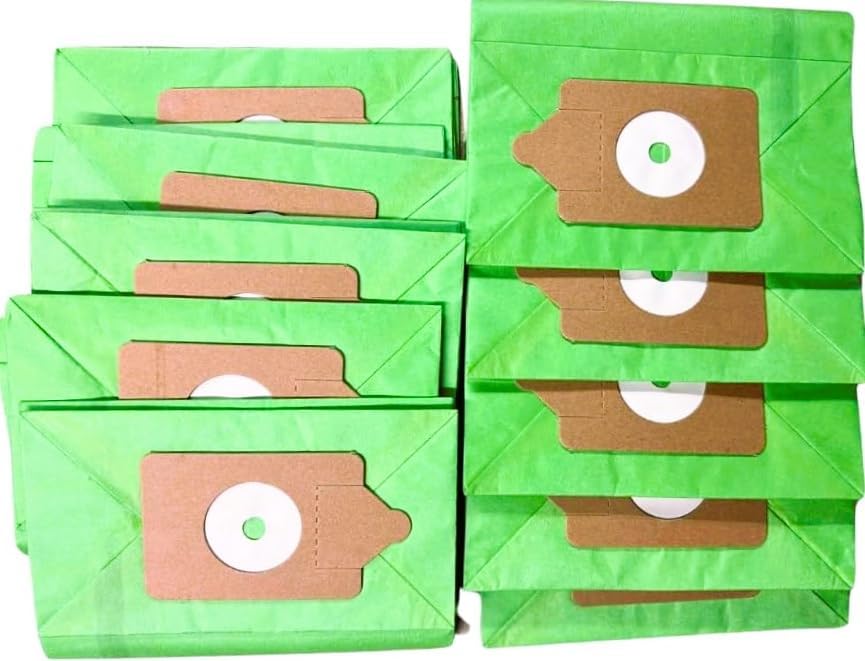 Pack of 10 Henry Hoover Bags compatible with Numatic Henry Hetty Basil James hoover bags for henry vacuum cleaner NVM1B NVM1C NVM1C2 Double Layer Paper Dust Bags Vacuum Cleaner Dust Bags
