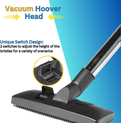 Vacuum Brush Head 32mm for Henry Hoover Head Compatible with Numatic Henry Hetty James NRV for Henry Hoover Attachments for Henry Head Spare Attachment Dual Pedal 270mm Floor and Carpet Tool Nozzle